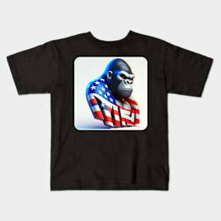 Grumpy Gorilla #4 Kids T-Shirt